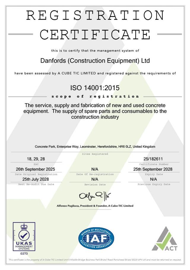 ISO9001 & ISO14001 Certification 1